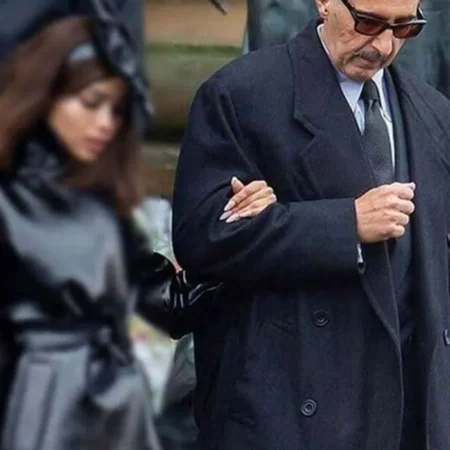 John Turturro Movie The Batman 2022 Carmine Falcone Long Trench Coat webp