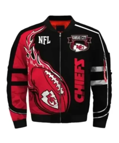 Kansas City Chiefs Black Vintage Varsity Jacket