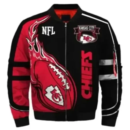 Kansas City Chiefs Black Vintage Varsity Jacket