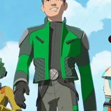 Kazuda Xiono Star Wars Resistance Christopher Sean Green Jacket webp