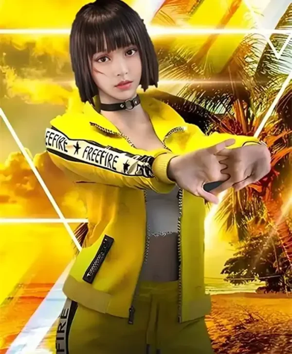Kelly Video Game Free Fire Yellow Jacket webp
