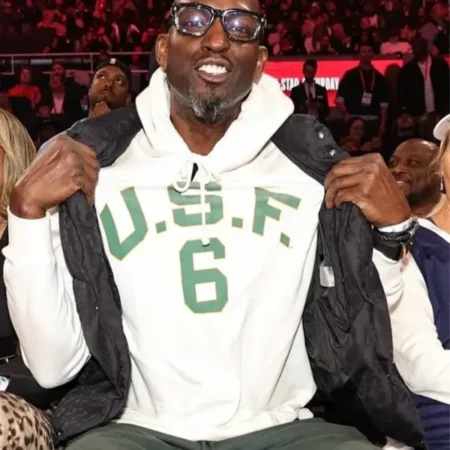 Kevin Garnett USF Bill Russell Hoodie White