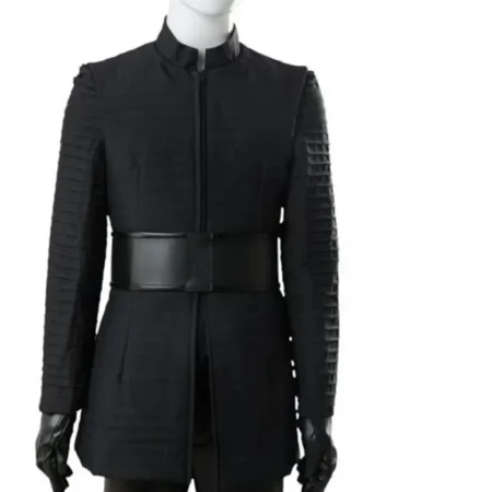 Kylo Ren Star Wars The Last Jedi Adam Driver Cotton Black Jacket For Sale webp