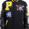 Macias Pittsburgh Pirates Black Wool Varsity Jacket