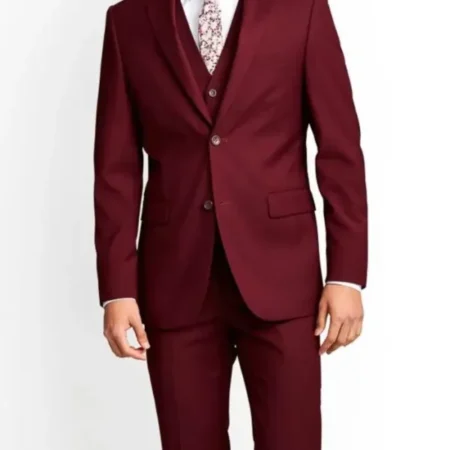 Maroon 3 Piece Suit