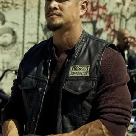 Mayans M C Ezekiel EZ Reyes Black Vest webp