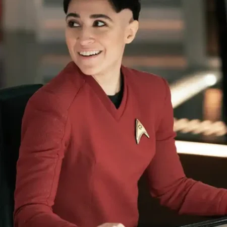 Melissa Navia Star Trek Strange New Worlds Red Uniform webp