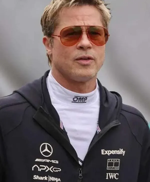 Movie F1 Brad Pitt Black Hoodie