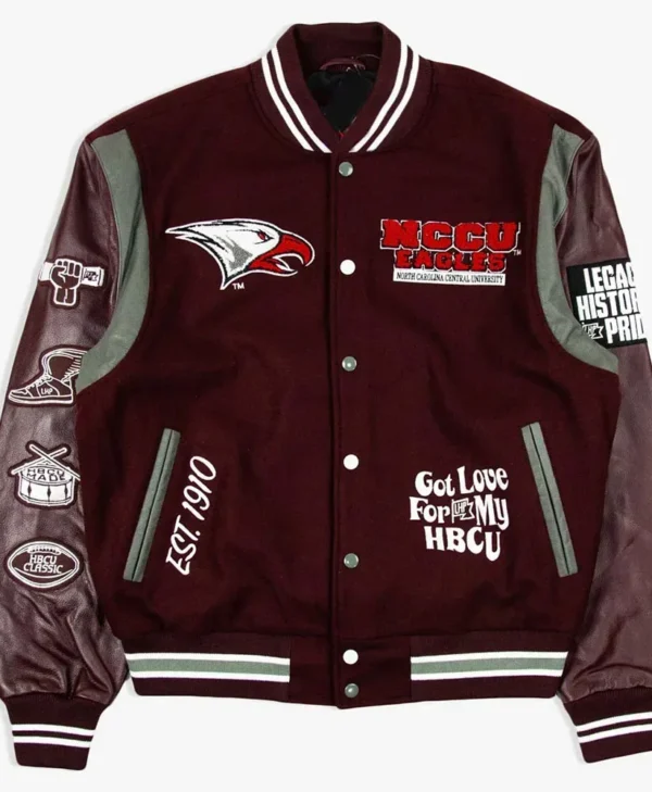 NCCU Eagles Motto 3 0 Varsity Jacket