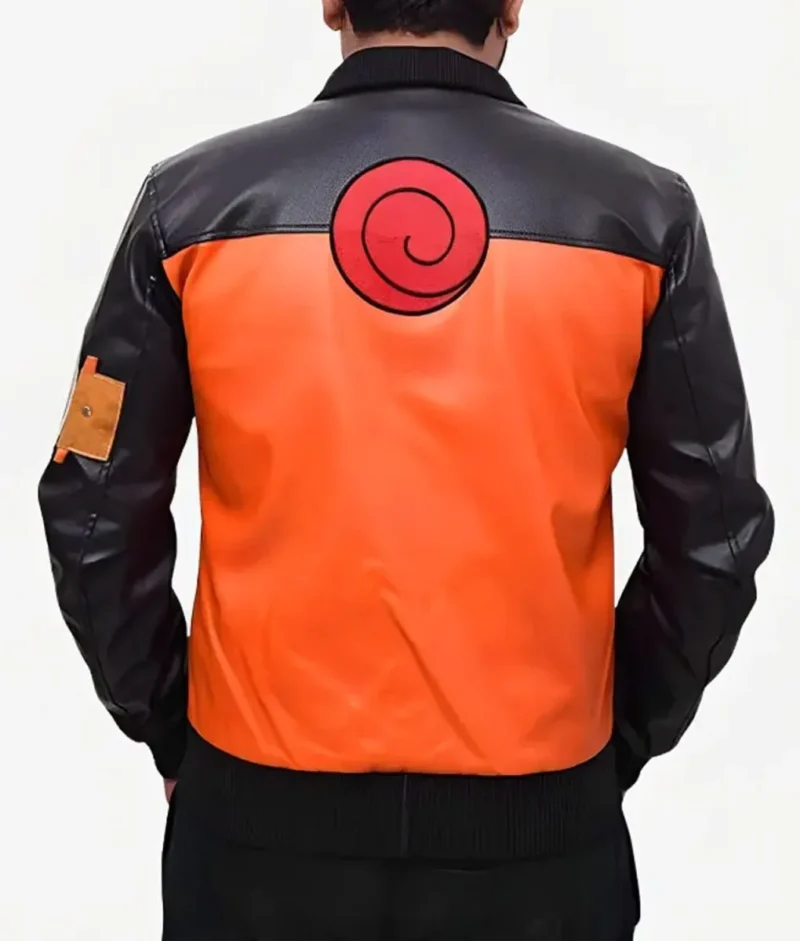 Naruto Shippuden Uzumaki Leather Jacket For sale