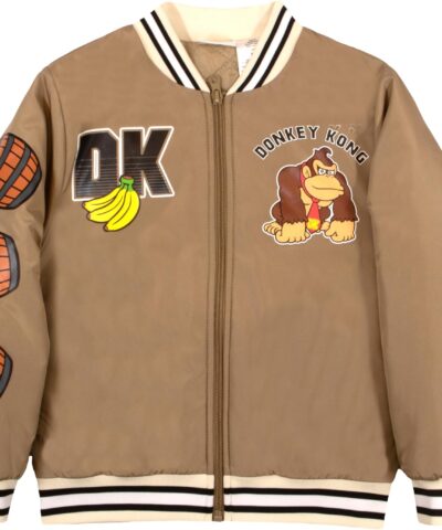 Nintendo Super Mario Bomber Jacket, brown BLJE