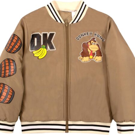 Nintendo Super Mario Bomber Jacket brown BLJE