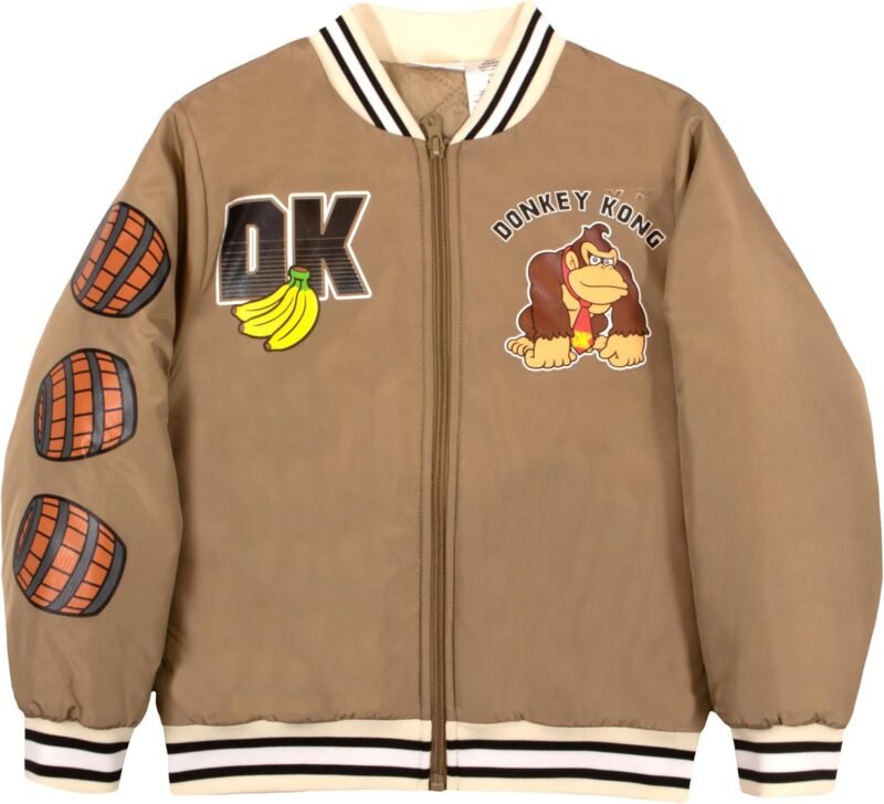 Nintendo Super Mario Bomber Jacket, brown BLJE