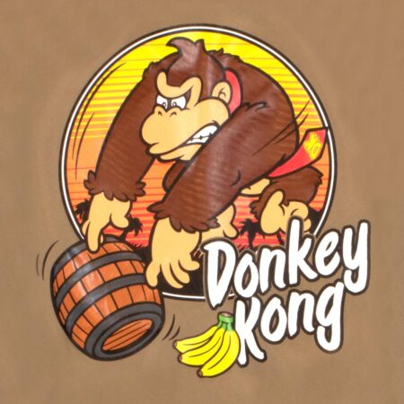 Nintendo Super Mario Bomber Jacket brown side BLJE