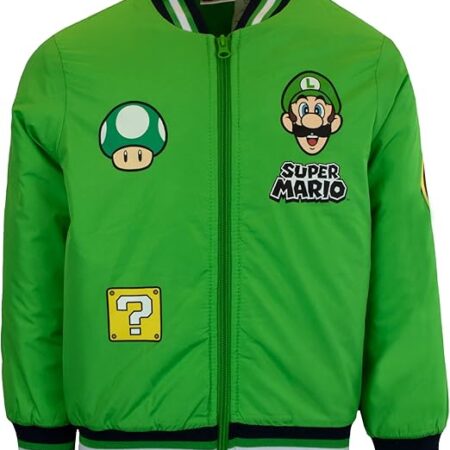 Nintendo Super Mario brown Green Jacket