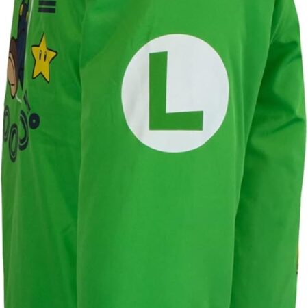 Nintendo Super Mario brown Green Jacket side
