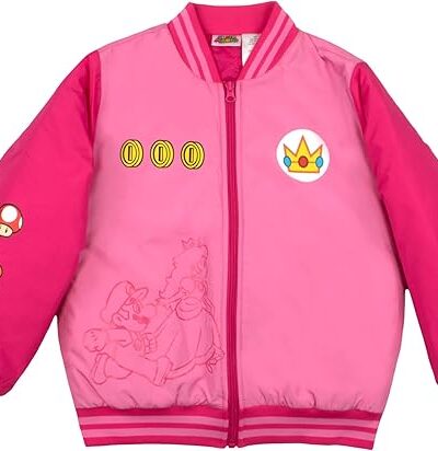 Nintendo Super Mario pink Blue Jacket