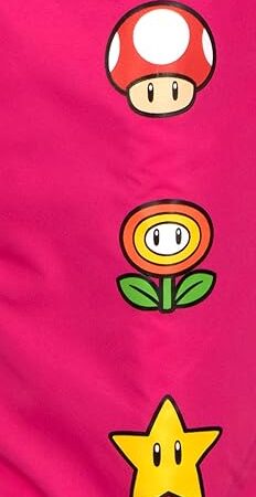 Nintendo Super Mario pink Blue Jacket design