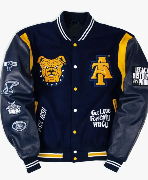 North Carolina A T Motto 3 0 Aggie Pride Varsity Jacket