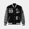 OVO Gretzky Black and Grey Varsity Jacket 1