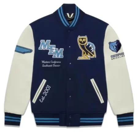 OVO Memphis Grizzlies Varsity Jacket