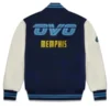 OVO Memphis Grizzlies Varsity Jacket Back