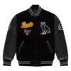 OVO Roots Black Varsity Jacket