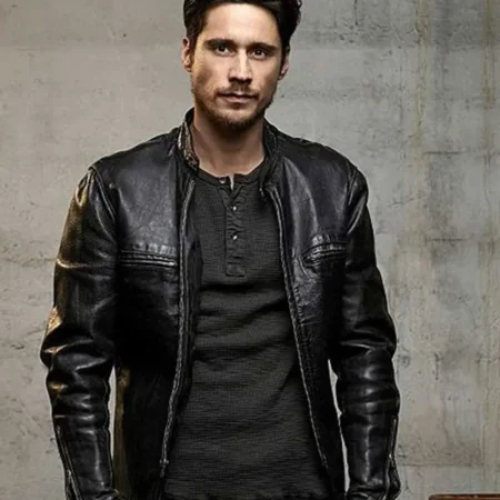 Peter Gadiot Queen of the South Leather Jacket