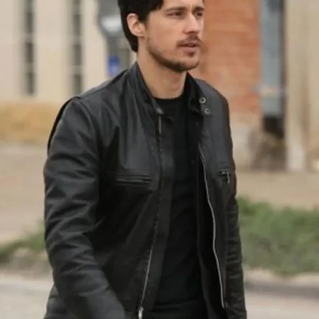 Peter Gadiot Queen of the South Leather Jacket for sale