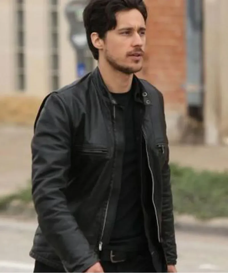 Peter Gadiot Queen of the South Leather Jacket for sale