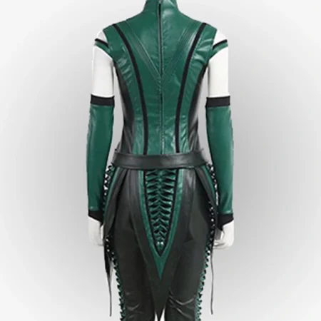 Pom Klementieff Guardians Of The Galaxy Vol 2 Mantis Green Leather Vest webp