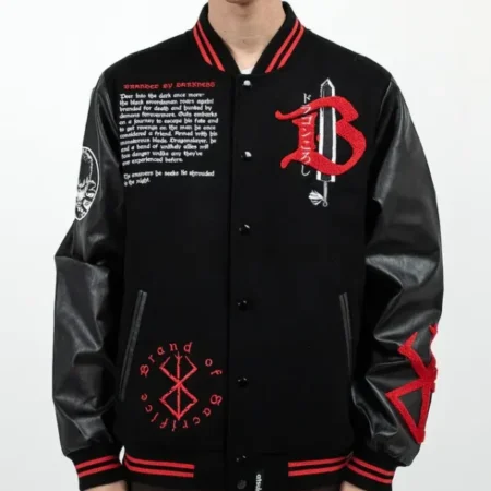 Sacrifice Black Varsity Jacket