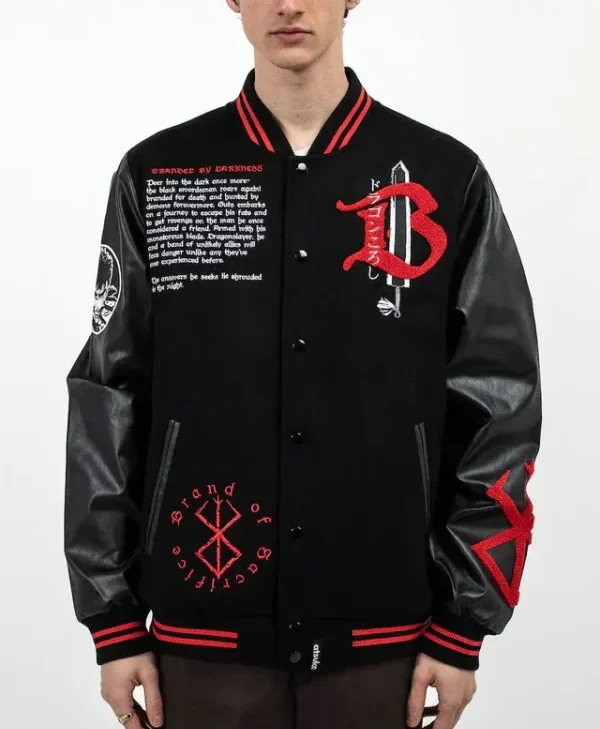 Sacrifice Black Varsity Jacket