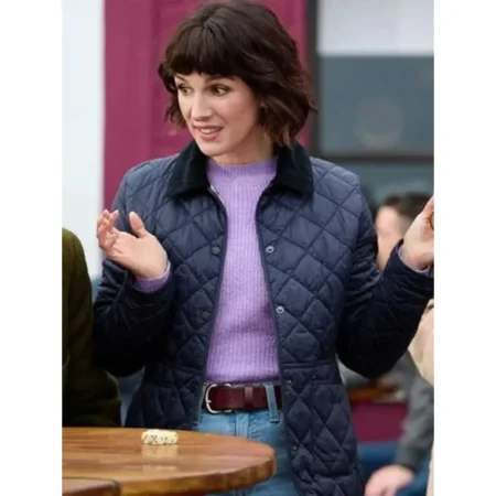 Shenae Grimes Beech Love of the Irish Jacket close