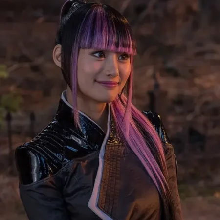 Shioli Kutsuna Deadpool 2 Leather Black Jacket webp