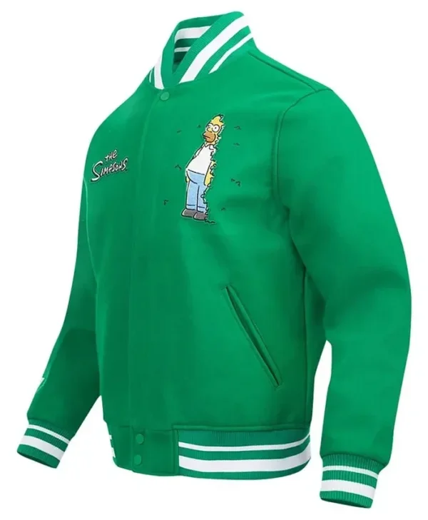 Simpson Kelly Green Varsity Jacket