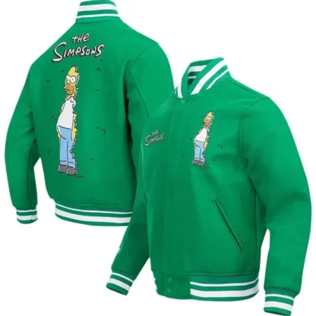 Simpson Kelly Green Varsity Jacket For Sale