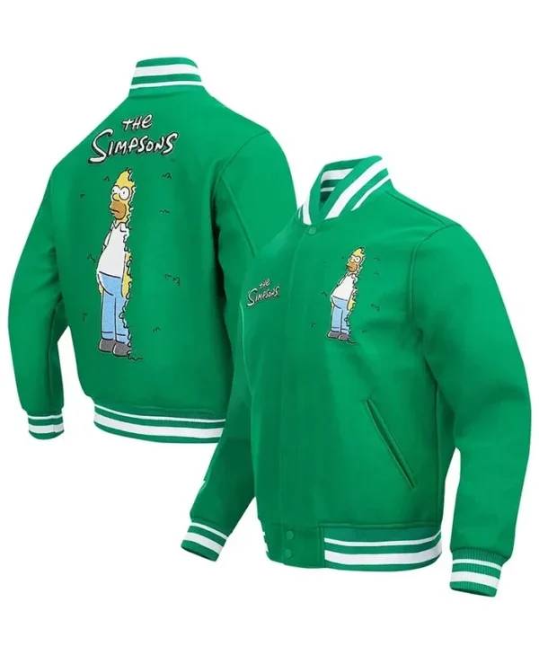 Simpson Kelly Green Varsity Jacket For Sale