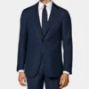 Slim Fit Navy Blue 2 Piece Mens Formal Suit Main