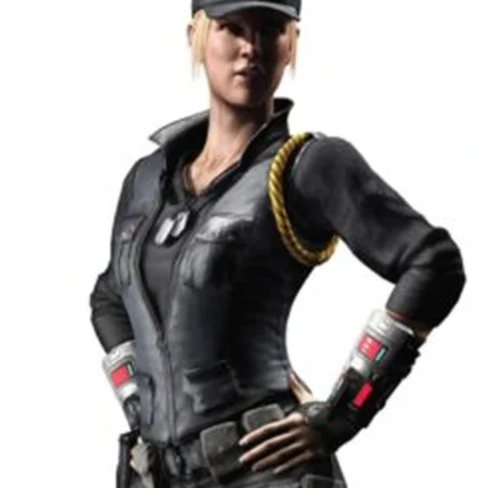 Sonya Blade Mortal Combat X Black Vest webp