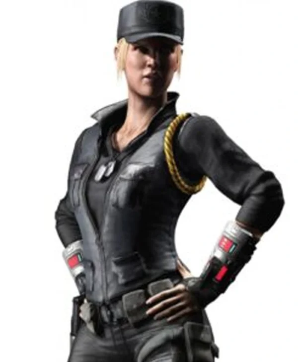 Sonya Blade Mortal Combat X Black Vest webp