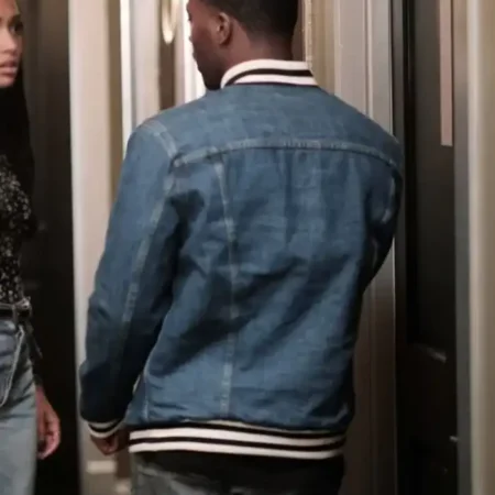 Spencer James TV Series All American Daniel Ezra Denim Blue Jacket webp