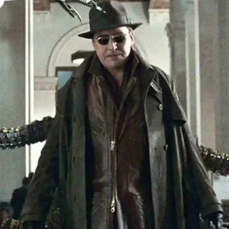 Spiderman No Way Home Doctor Octopus Coat Front Look webp