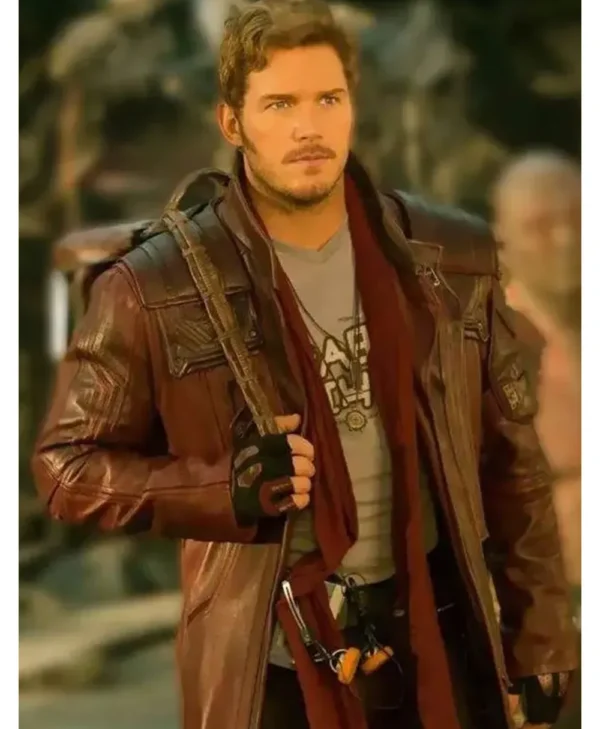 Star Lord Chris Pratt Trench Coat webp