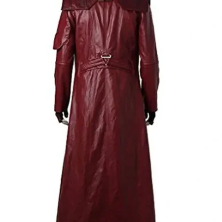 Star Lord Chris Pratt Trench Coat Back webp