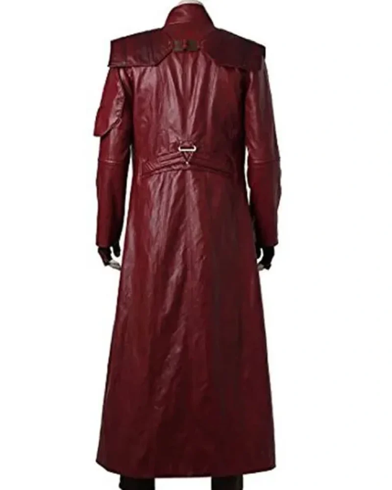 Star Lord Chris Pratt Trench Coat Back webp
