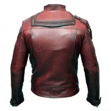 Star Lord Vol 2 Chris Pratt Coat Back webp
