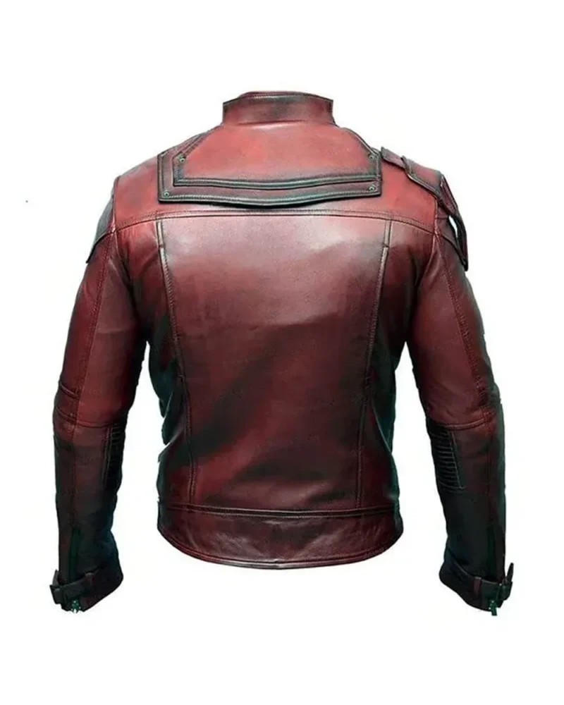 Star Lord Vol 2 Chris Pratt Coat Back webp