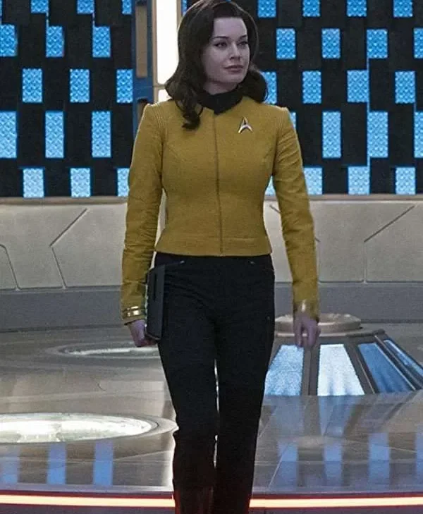 Star Trek Discovery Rebecca Romijn Yellow Jacket On Sale webp