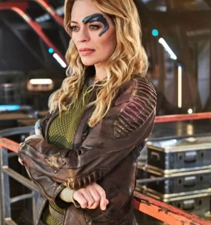 Star Trek Picard Jeri Ryan Leather Jacket On Sale webp